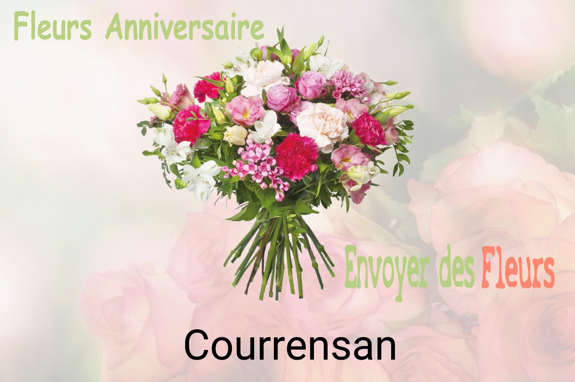 Bouquet de fleurs d’anniversaire livré à Courrensan