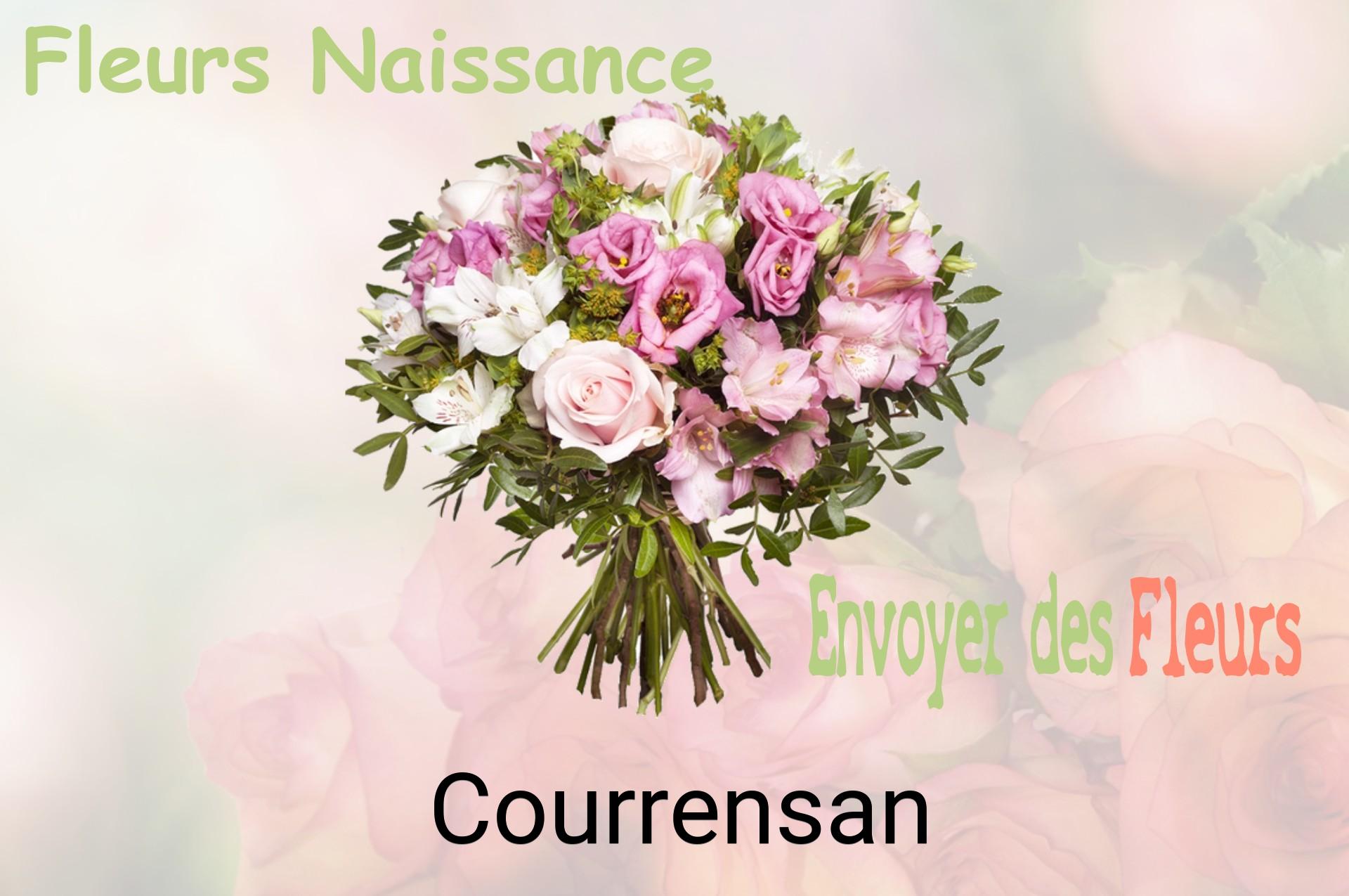 Bouquet de fleurs de naissance livré à Courrensan